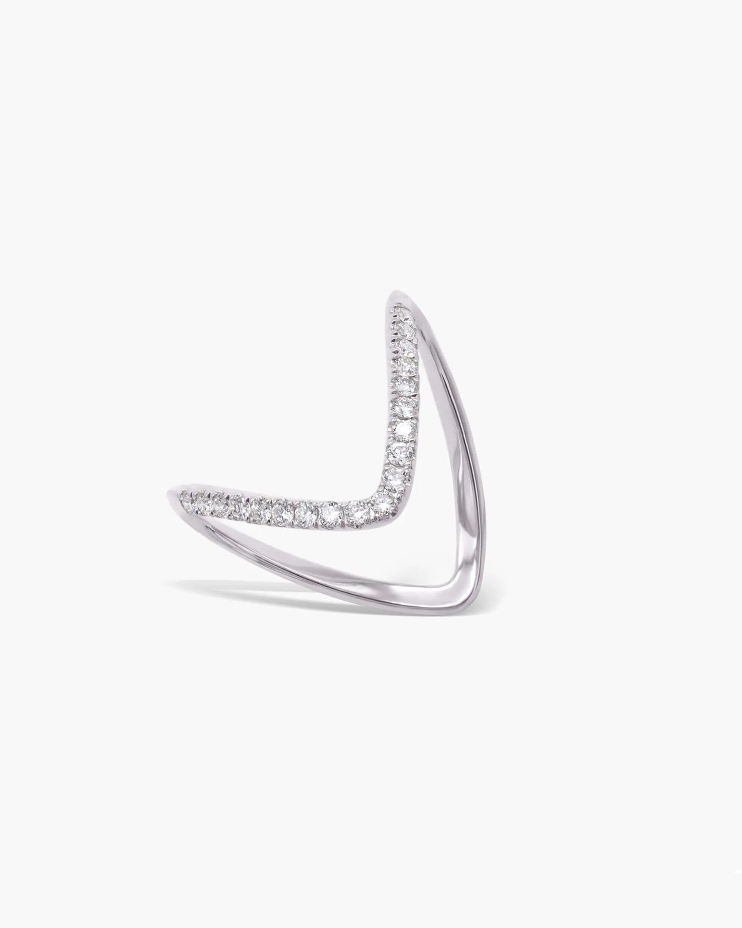 1.5mm Round Cut EF- VVS Lab Grown Diamond Curved Style Wedding Band