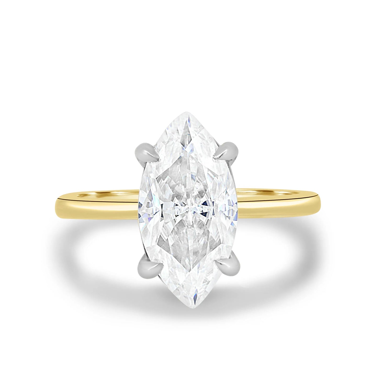 1.50ct Marquise Cut Solitaire F/VS1 Lab Grown Diamond Engagement Ring