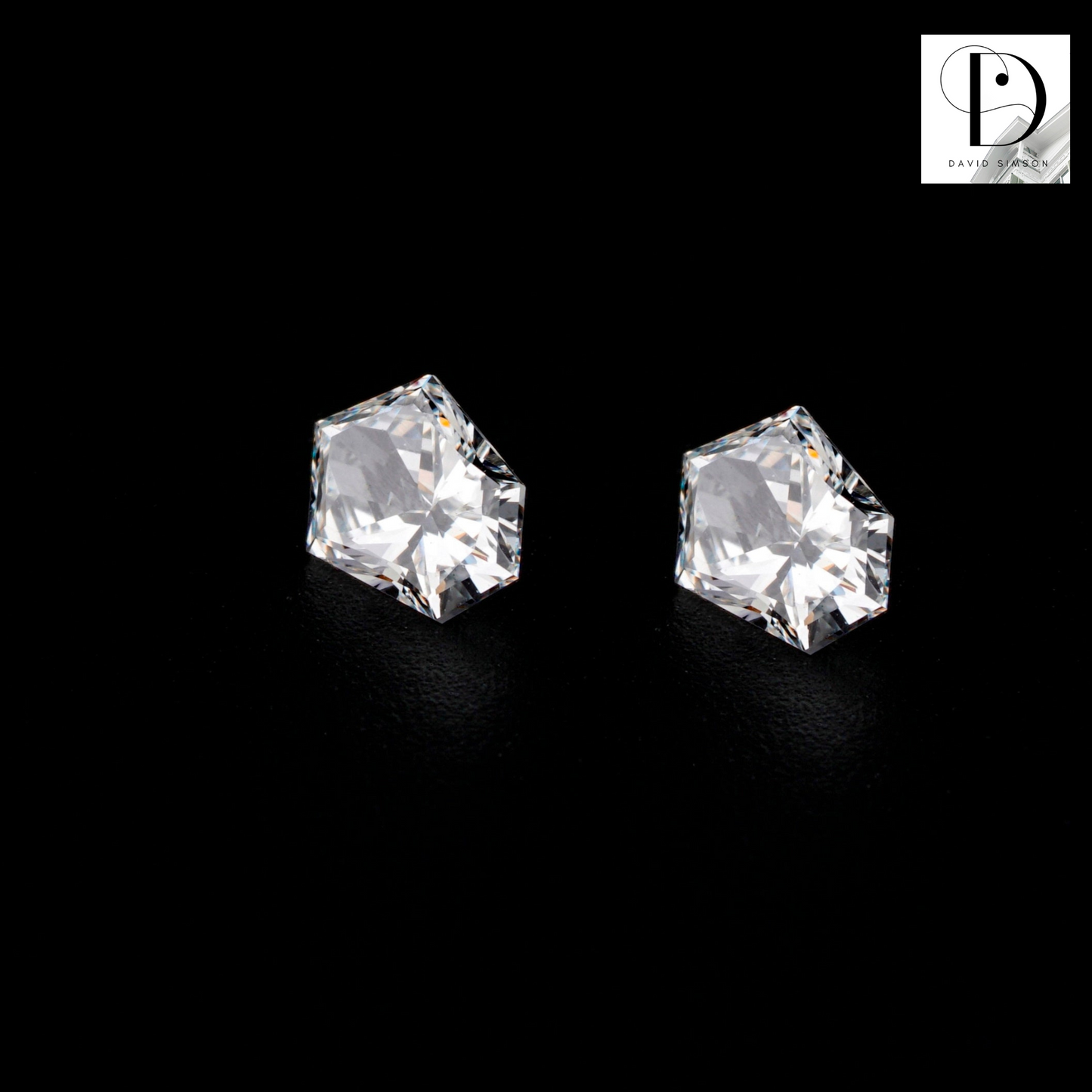 0.30CT Modified Shield Lab-Grown Diamond Pair