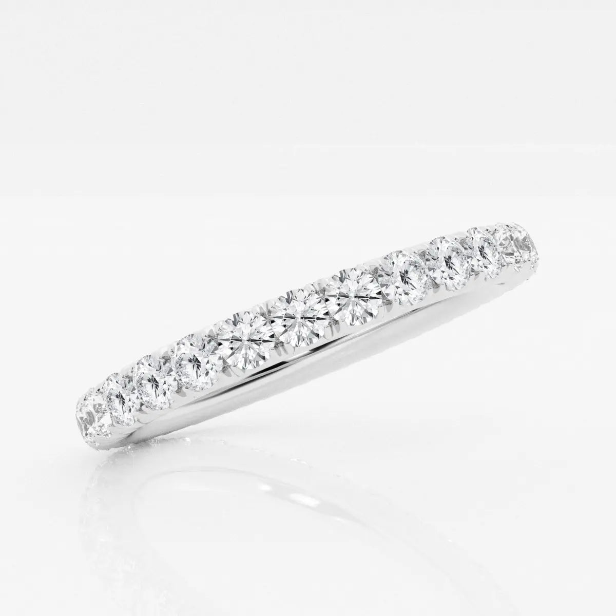 Round F-VS2 Lab Grown Diamond Full Eternity Wedding Band