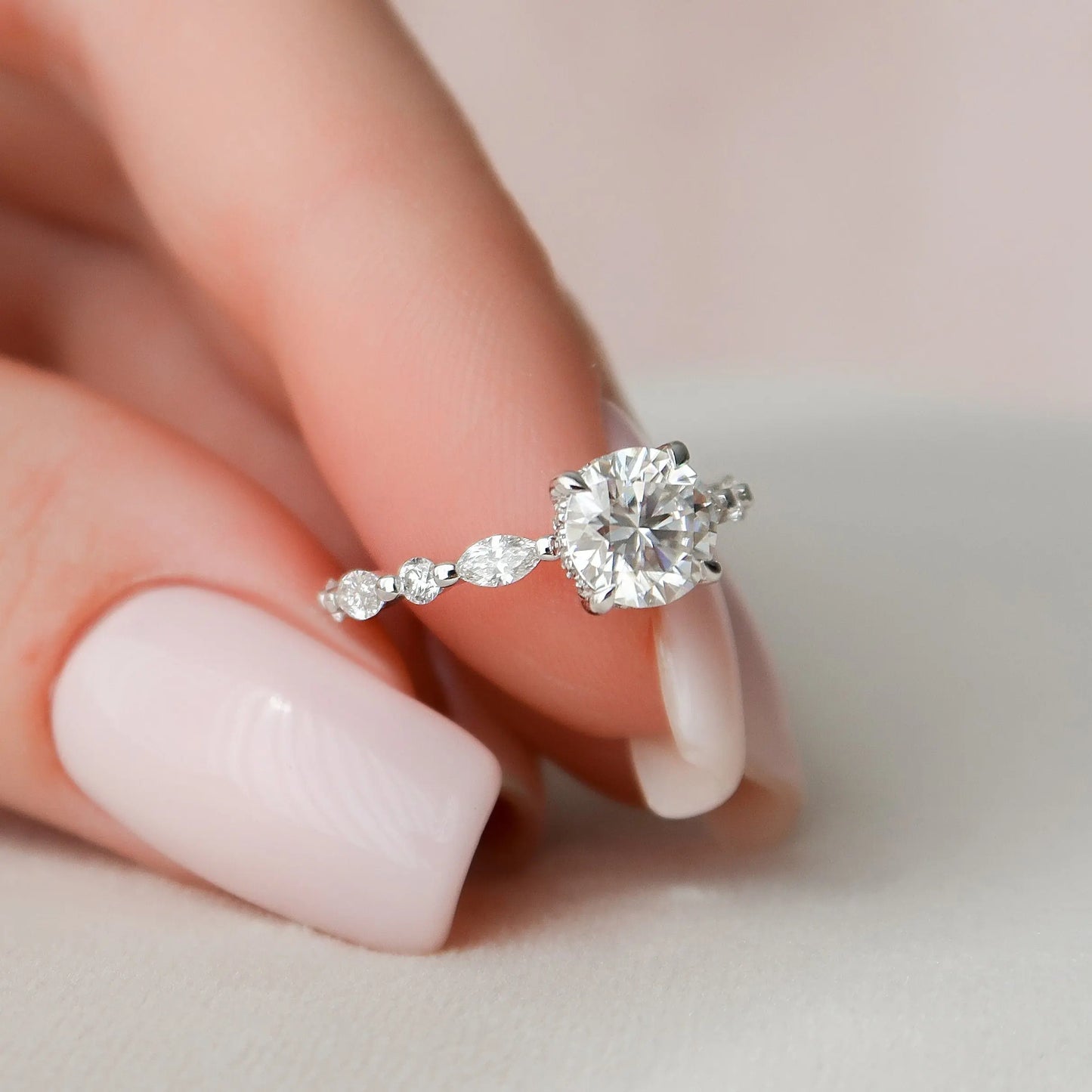 Moissanite Engagement Rings | Exclusive Designs