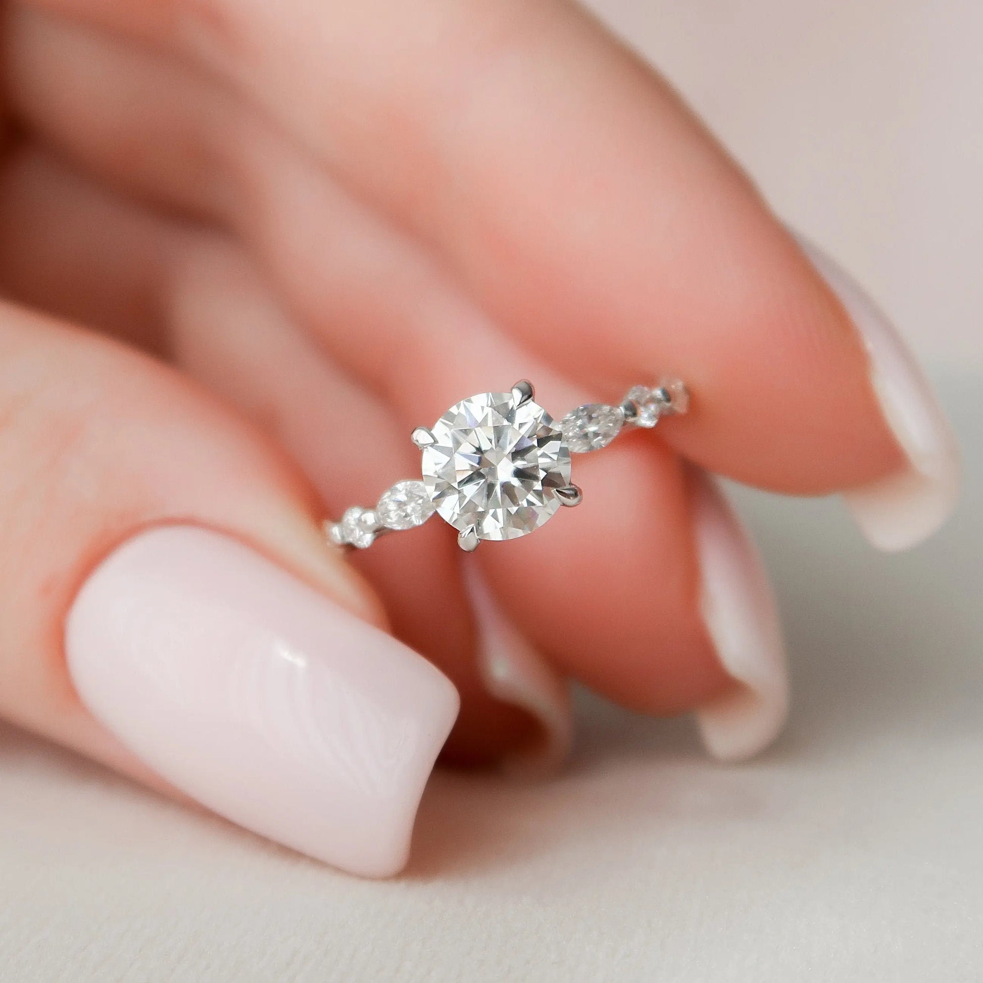 Moissanite Engagement Rings - MoissaniteCo.com