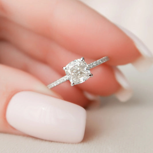 Moissanite Engagement Rings - MoissaniteCo.com