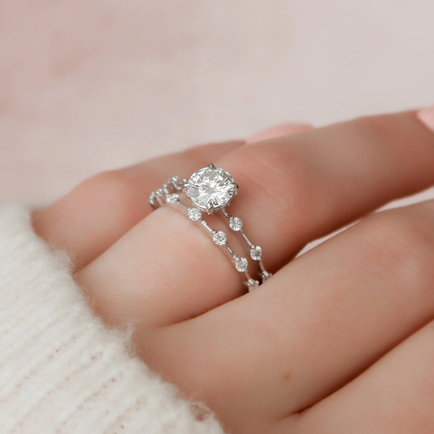 Moissanite Engagement Rings | Exclusive Designs